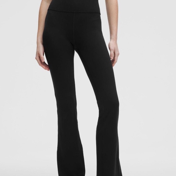 lululemon athletica Pants - lululemon athletica Black High Rise Wide Leg Leggings - Size 10